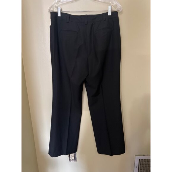 Talbots Heritage  Wool Blemd Black Wide-Leg  Pants 10P Office Career Business - Picture 9 of 11